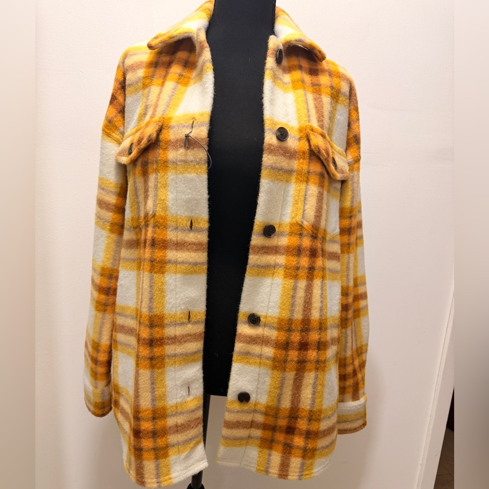 Oversized Plaid Women's Jacket